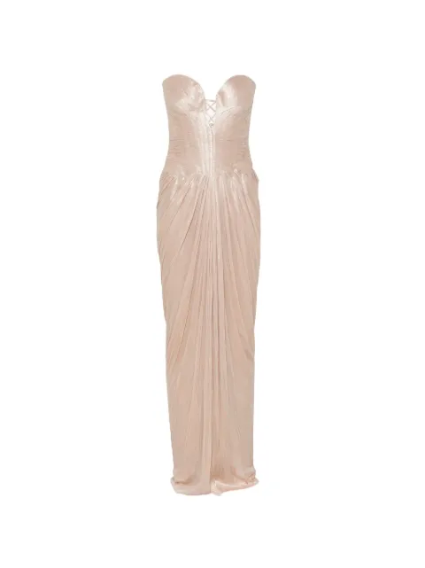 Maria Lucia Hohan Alessandra strapless maxi gown