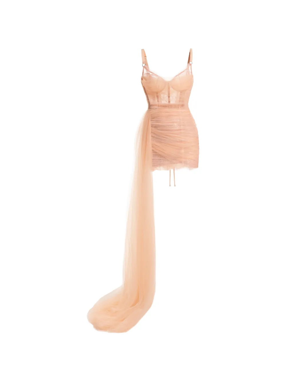 Maria Lucia Hohan Salome pleated gown Beige