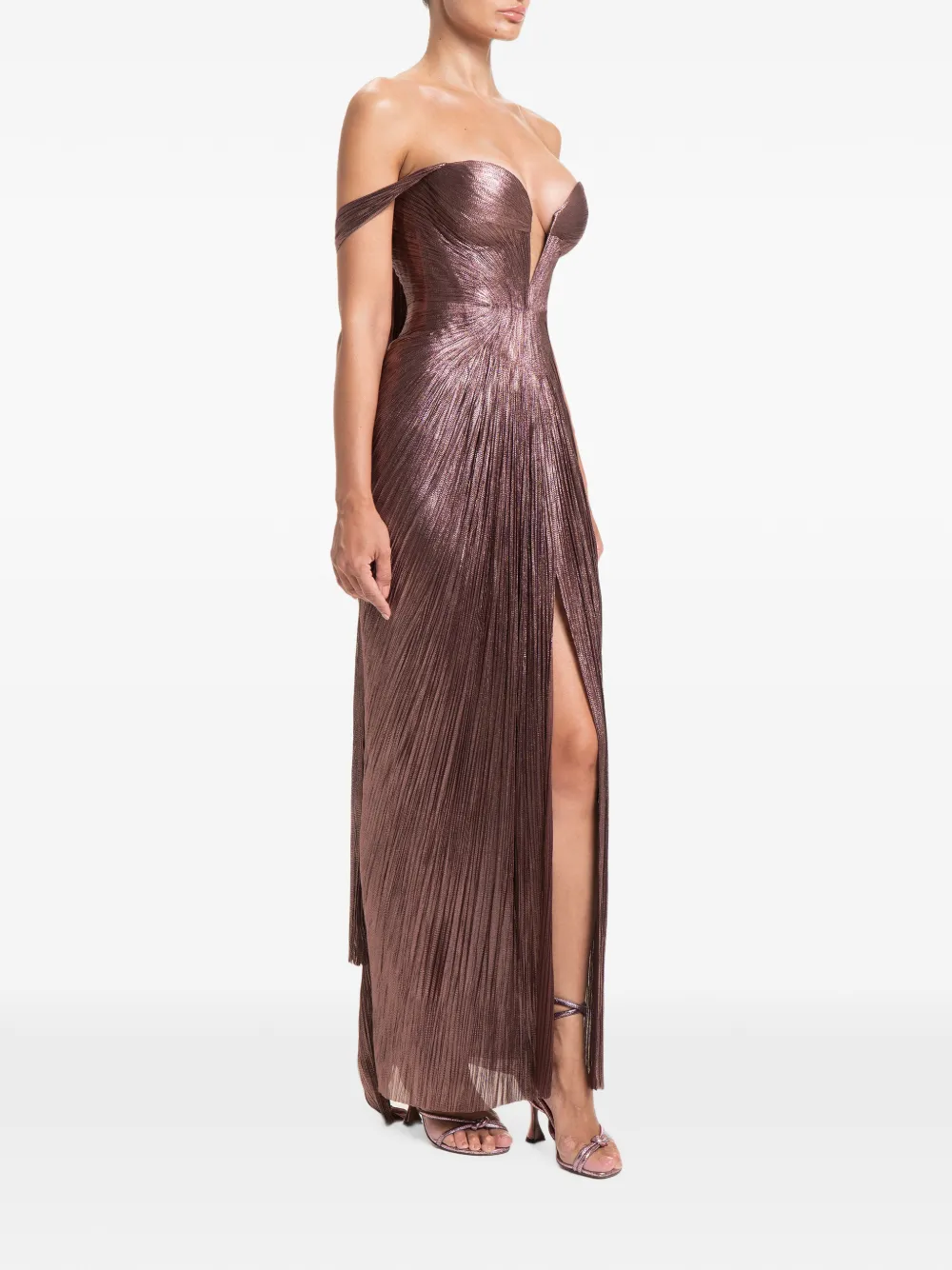 Maria Lucia Hohan Tia off-shoulder gown Bruin