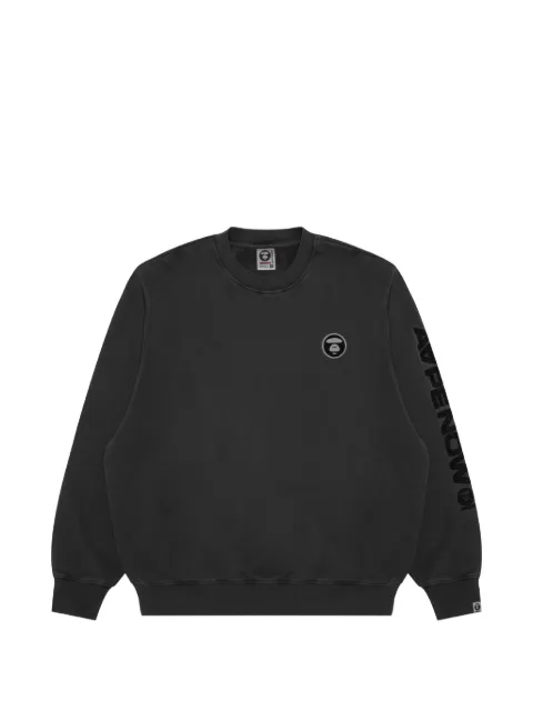 AAPE BY *A BATHING APE® Moonface-patch logo-print sweater