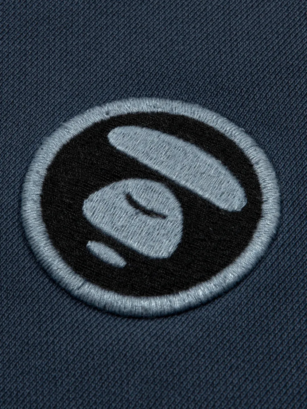 AAPE BY *A BATHING APE Sweater met logopatch Blauw
