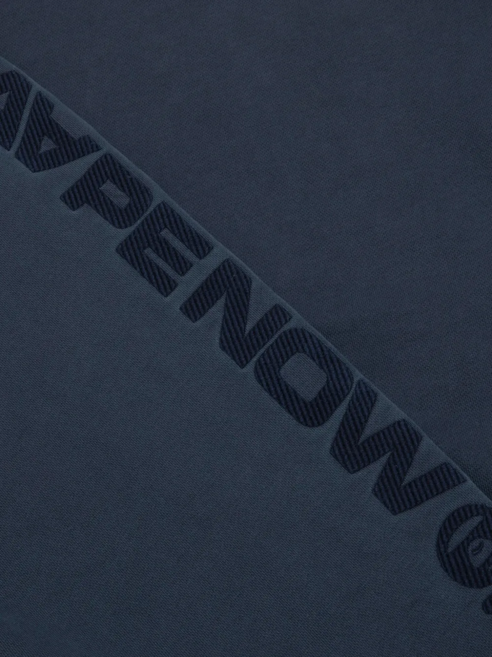 AAPE BY *A BATHING APE Sweater met logopatch Blauw