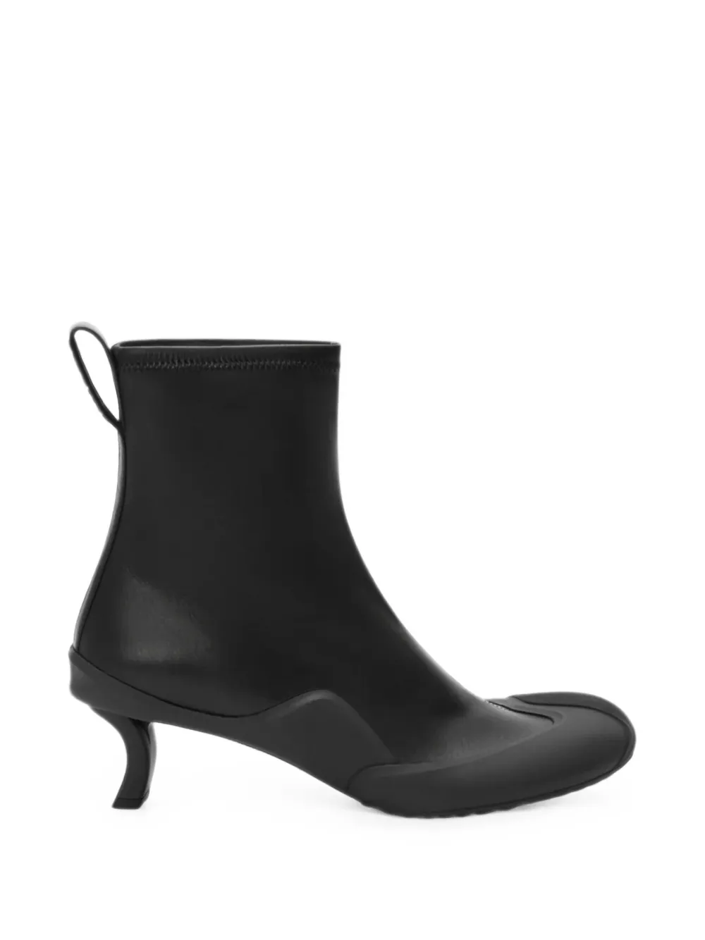 LOEWE The Dive leather kitten-heel boots