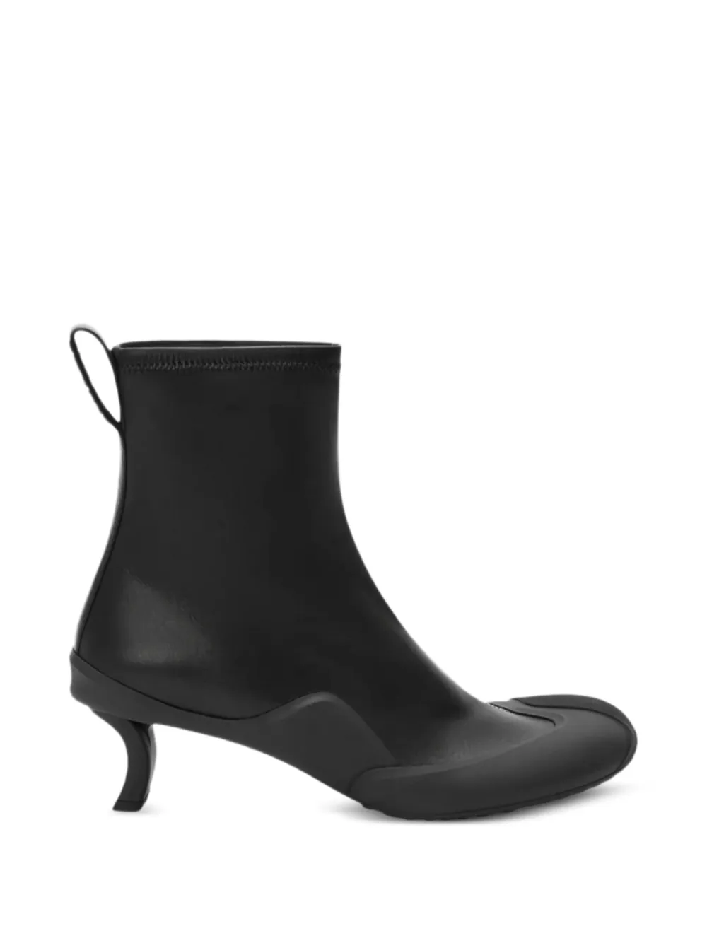LOEWE The Dive leather kitten-heel boots - Black