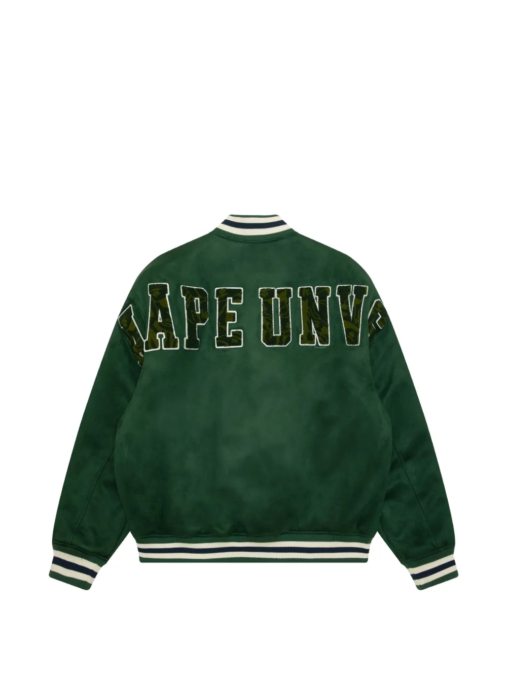 AAPE BY *A BATHING APE Bomberjack met logopatch Groen