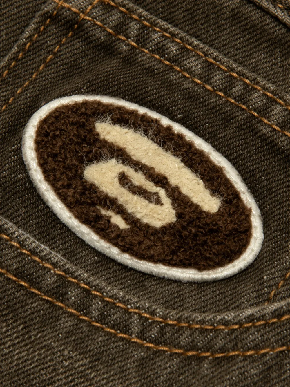 AAPE BY *A BATHING APE Straight jeans Bruin