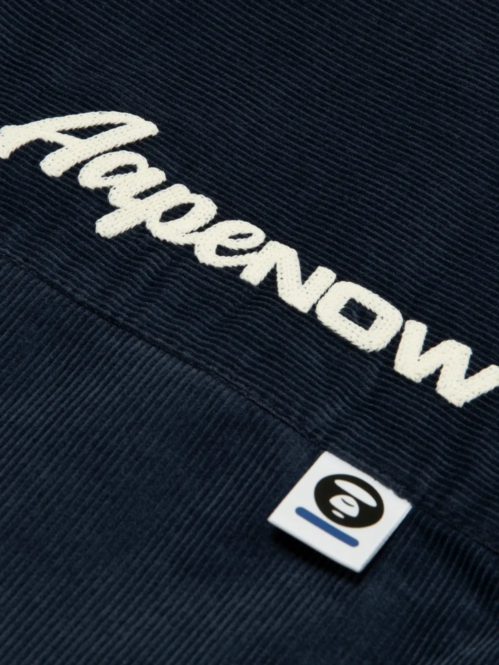 AAPE BY *A BATHING APE Overhemd met logopatch Blauw