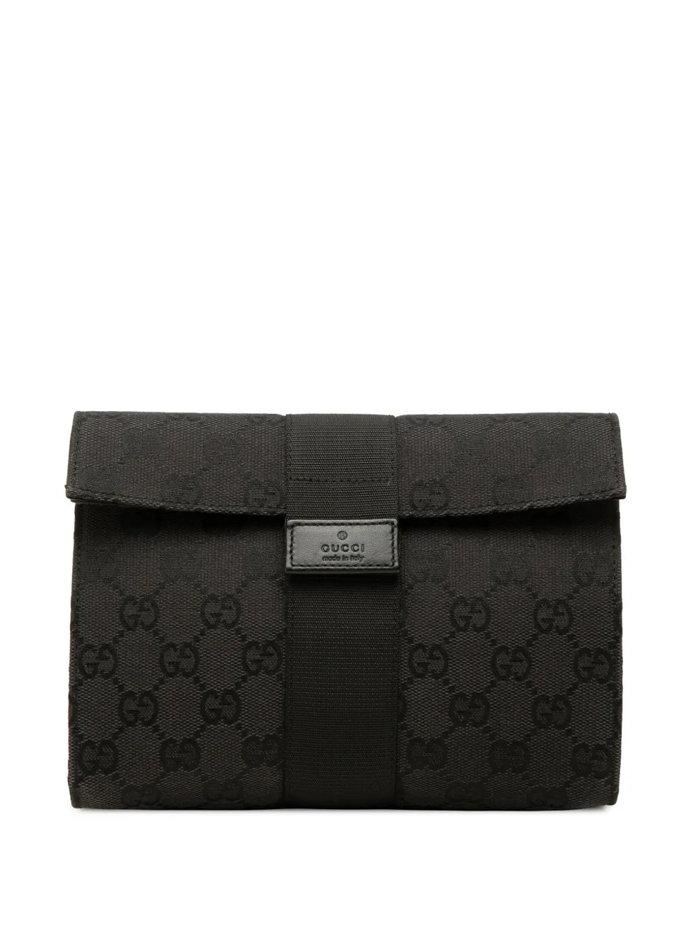 Gucci Pre-Owned pochette en toile GG (2000-2015) - Noir Gucci Pre-Owned pochette en toile GG (2000-2015) - Noir