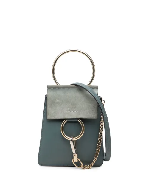 Chloé Pre-Owned 2017 ミニ カーフスキン&スエード フェイ ブレスレット ショルダーバッグ