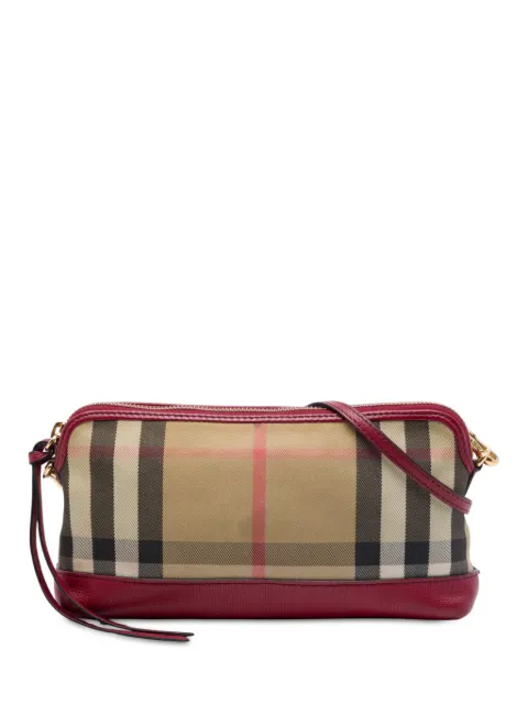 Burberry Pre-Owned 2000-2017 House Check Canvas Derby Abingdon Convertible satchel