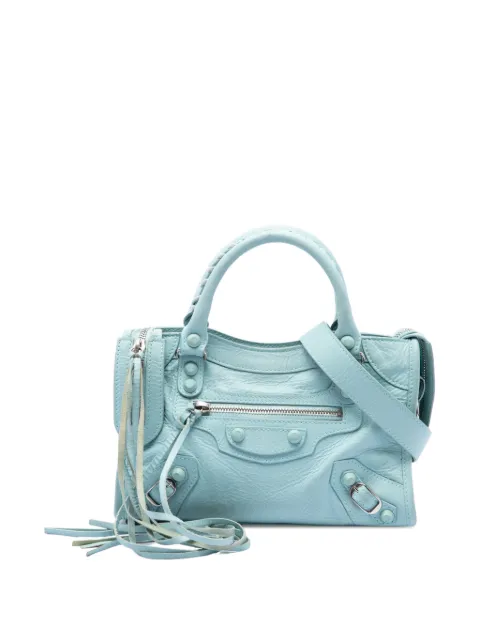 Balenciaga Pre-Owned 2014 Mini Lambskin Motocross Giant 21 City satchel