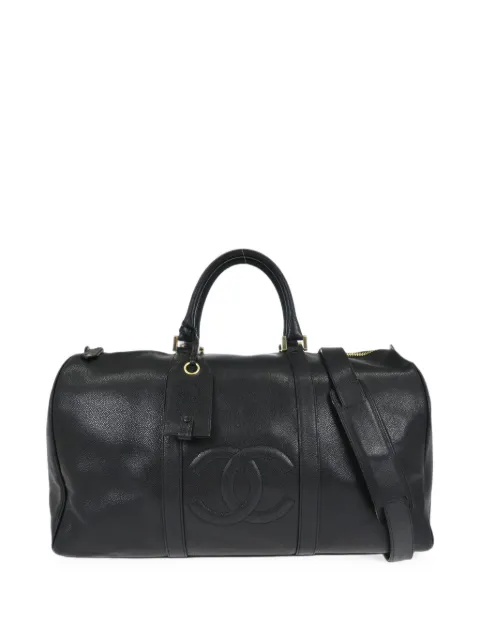 CHANEL Pre-Owned tote duffle con logo CC 1995