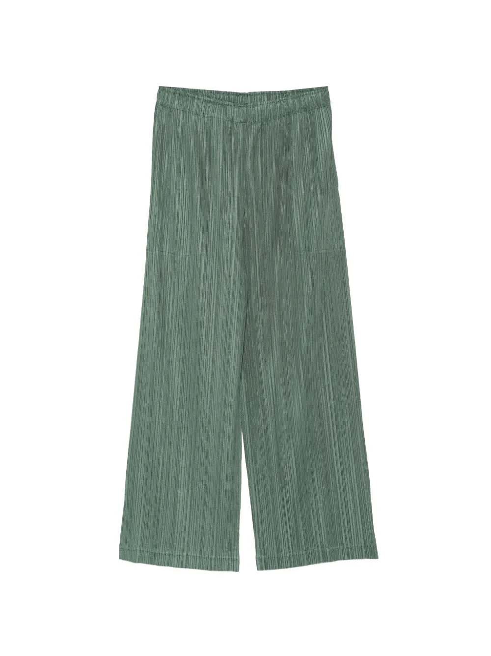 Pleats Please Issey Miyake pleated trousers - Vert Pleats Please Issey Miyake pleated trousers - Vert