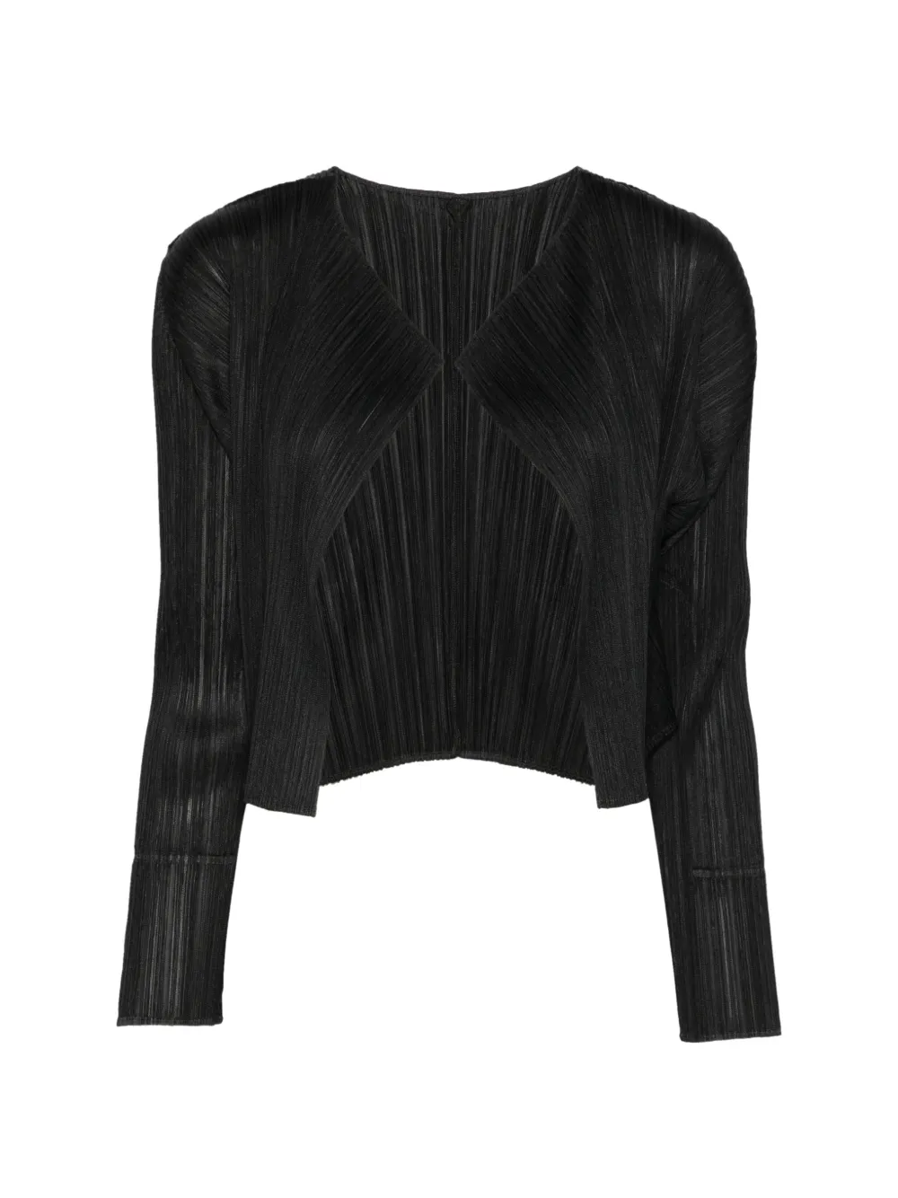 Pleats Please Issey Miyake plissé-effect layered jacket