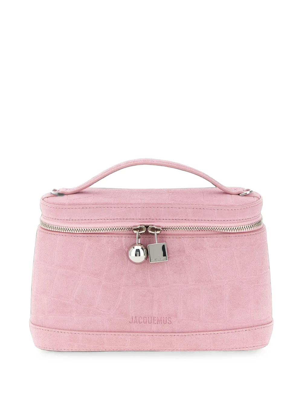 Jacquemus Le Petit Vanity crocodile-effect tote bag