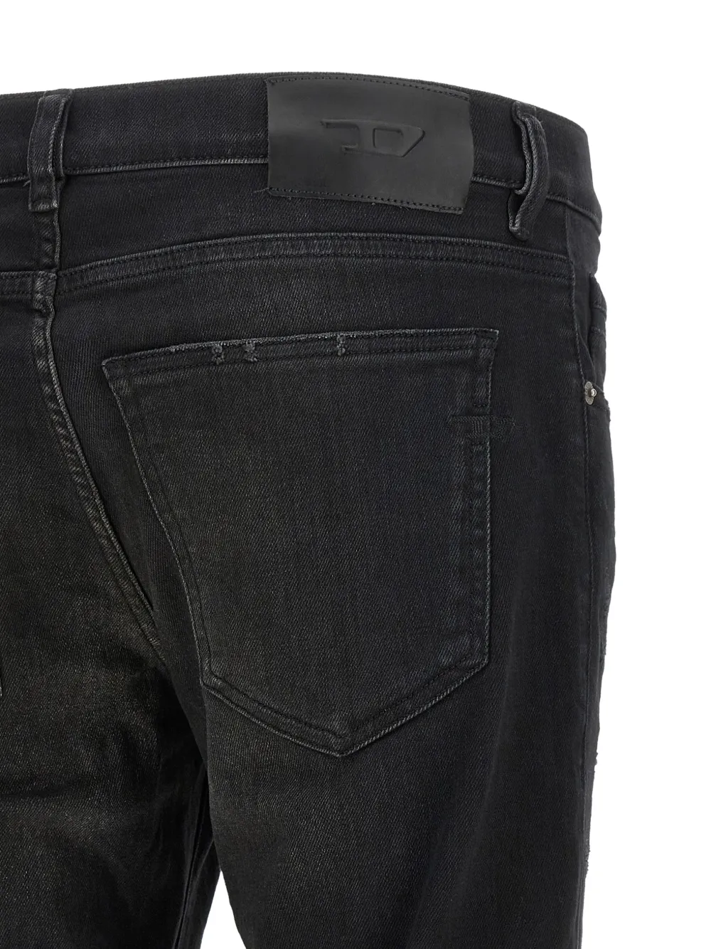 Diesel 2019 D-Strukt jeans met standaard taille Zwart