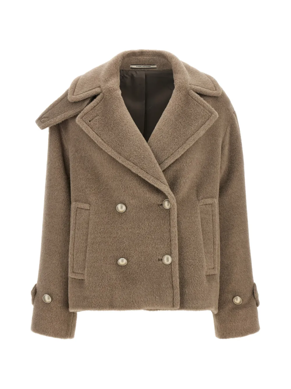 Tagliatore Sheila double-breasted peacoat - Marrone