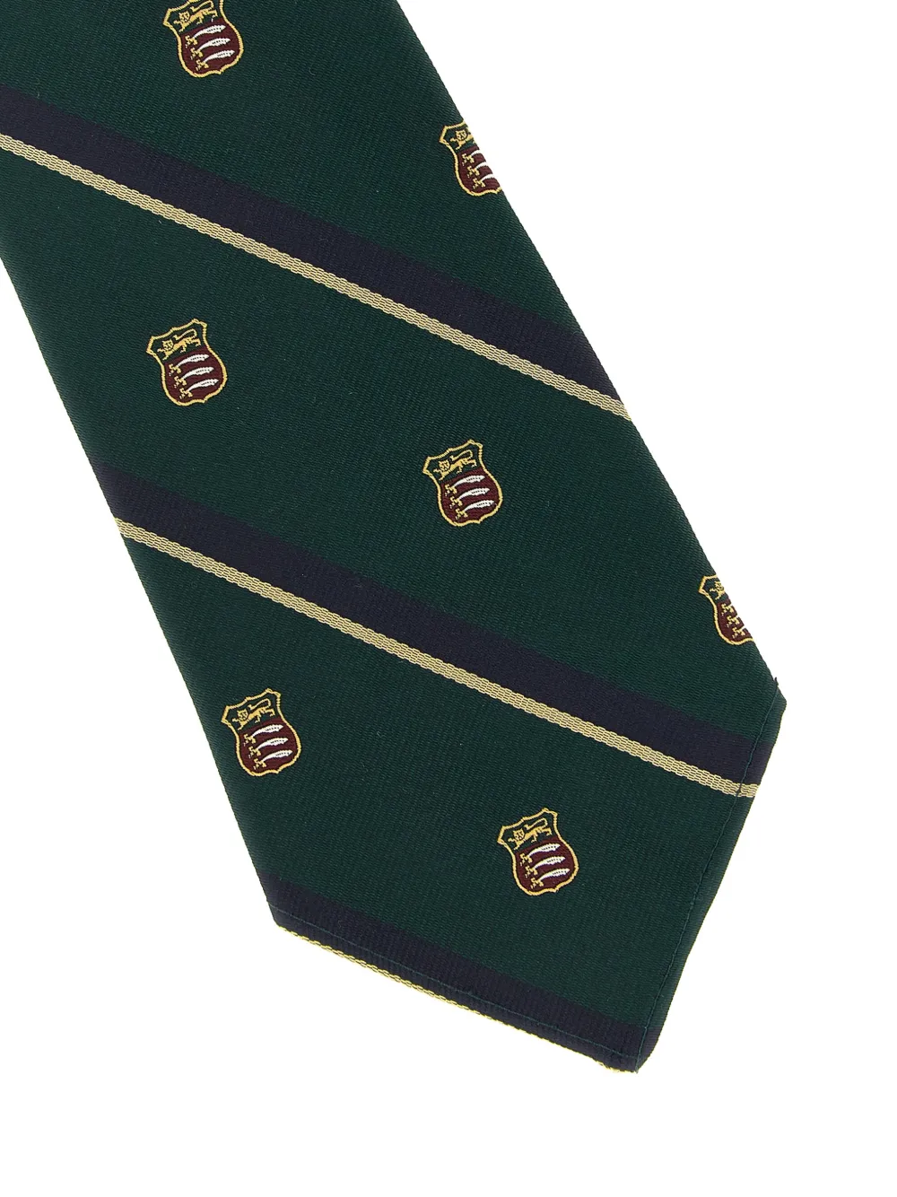 Polo Ralph Lauren Club gestreepte stropdas Groen