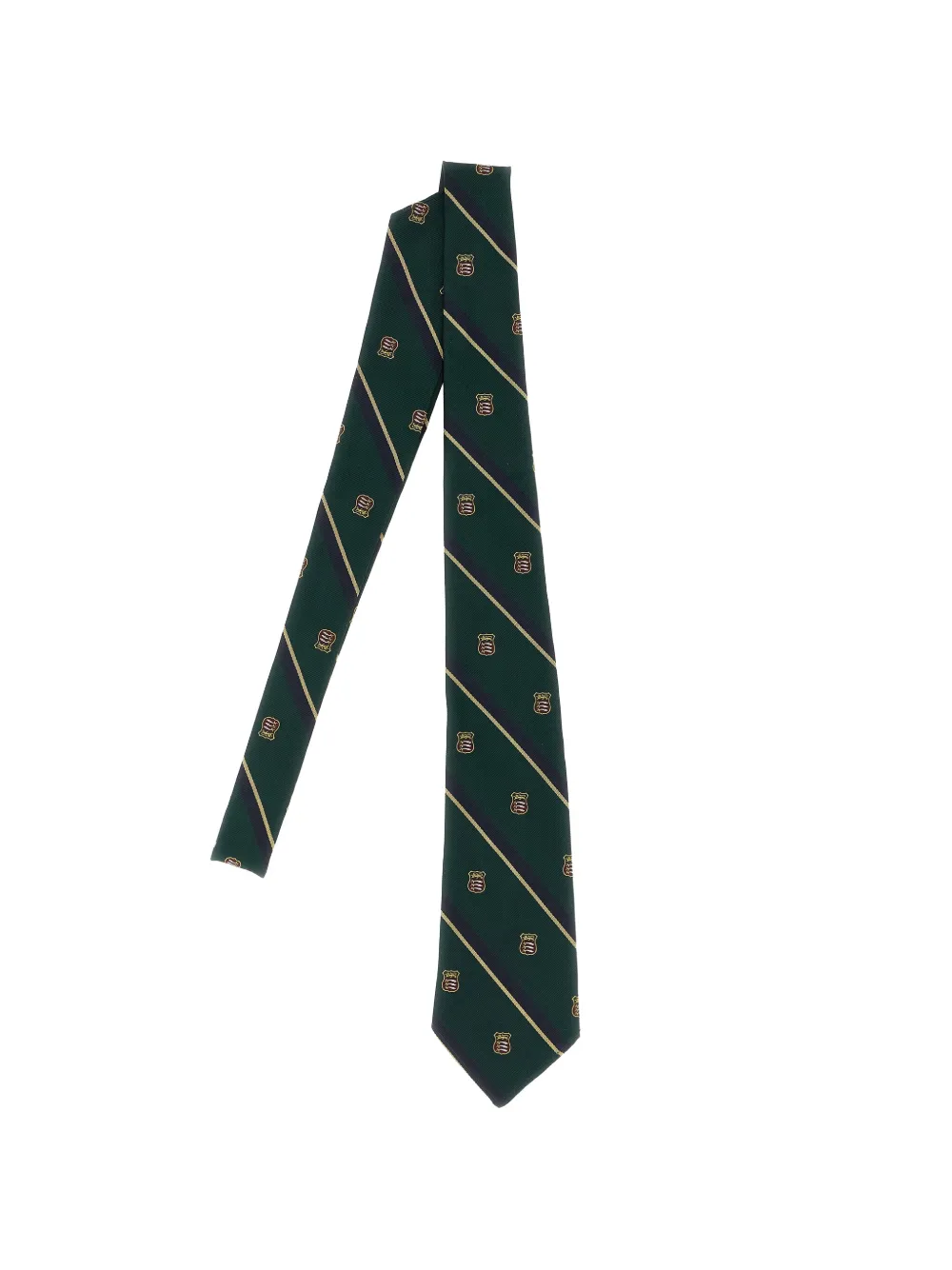 Polo Ralph Lauren Cravatta Club a righe - Verde