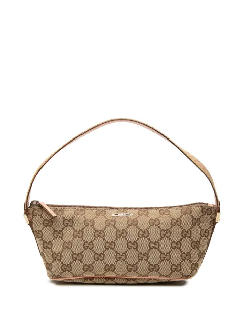Gucci Pre-Owned 2000-2015 GG Canvas Web Boat shoulder bag