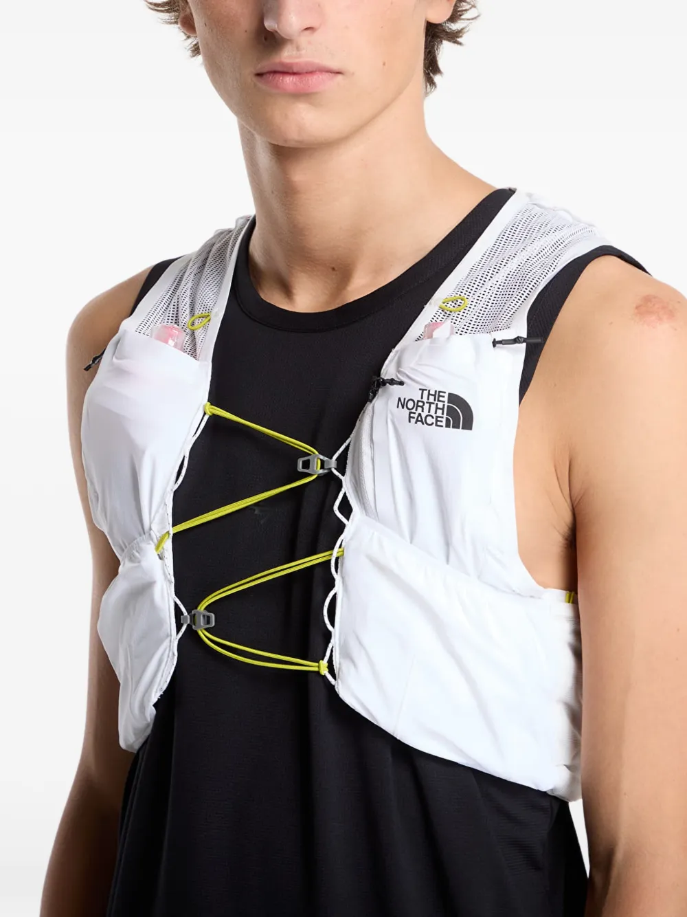 The North Face Summit Run mesh top Wit