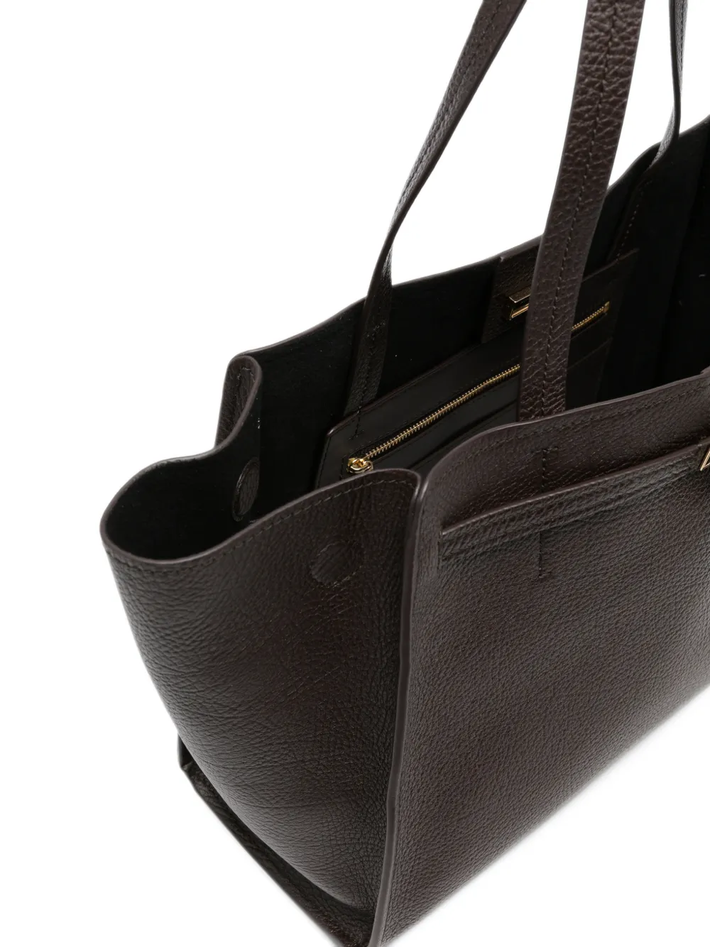 Michael Kors Hamilton shopper met logo-plakkaat Bruin