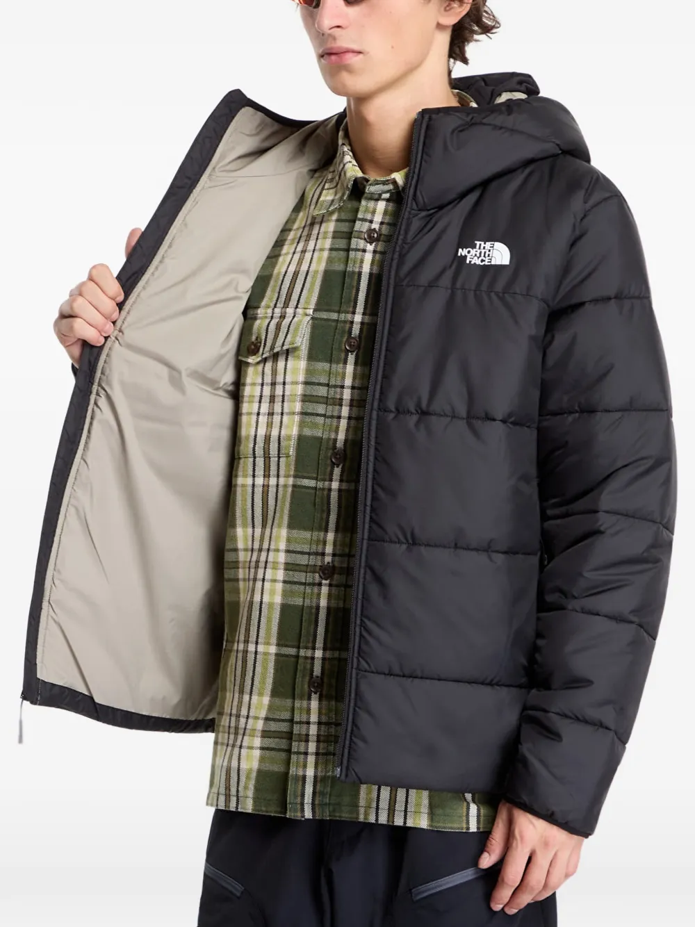 The North Face NSE jack met capuchon Zwart