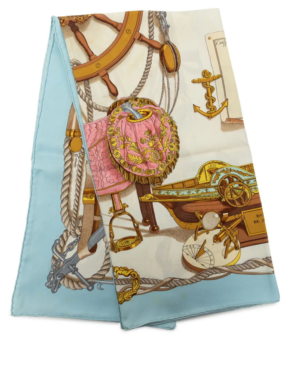 Hermès Pre-Owned 1990-2010 Musee Seidenschal 90cm - Weiß