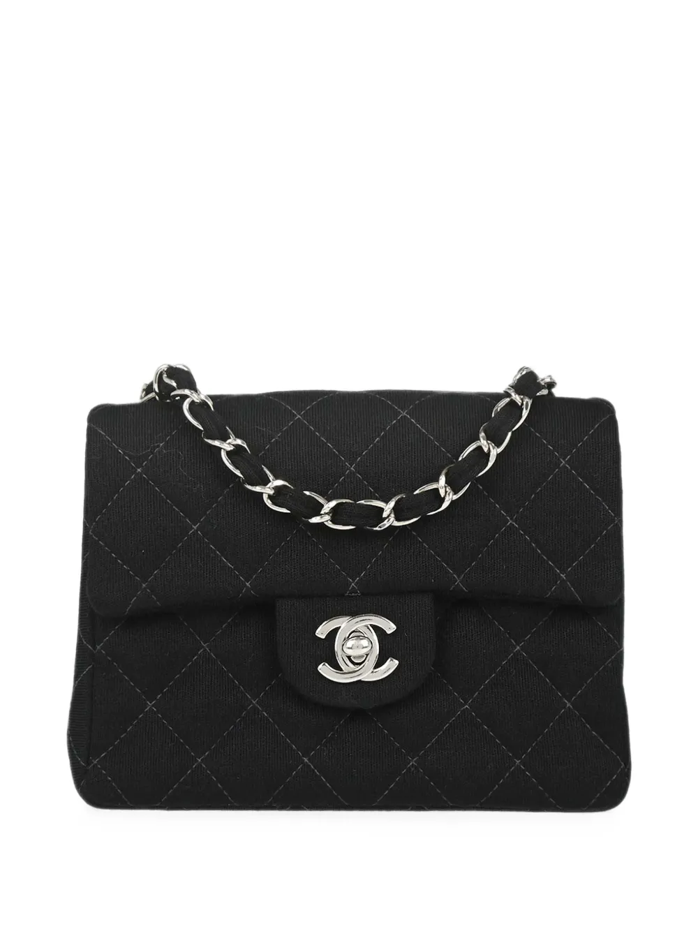 CHANEL Pre-Owned 2000-2002 mini Classic Square Flap shoulder bag - Nero