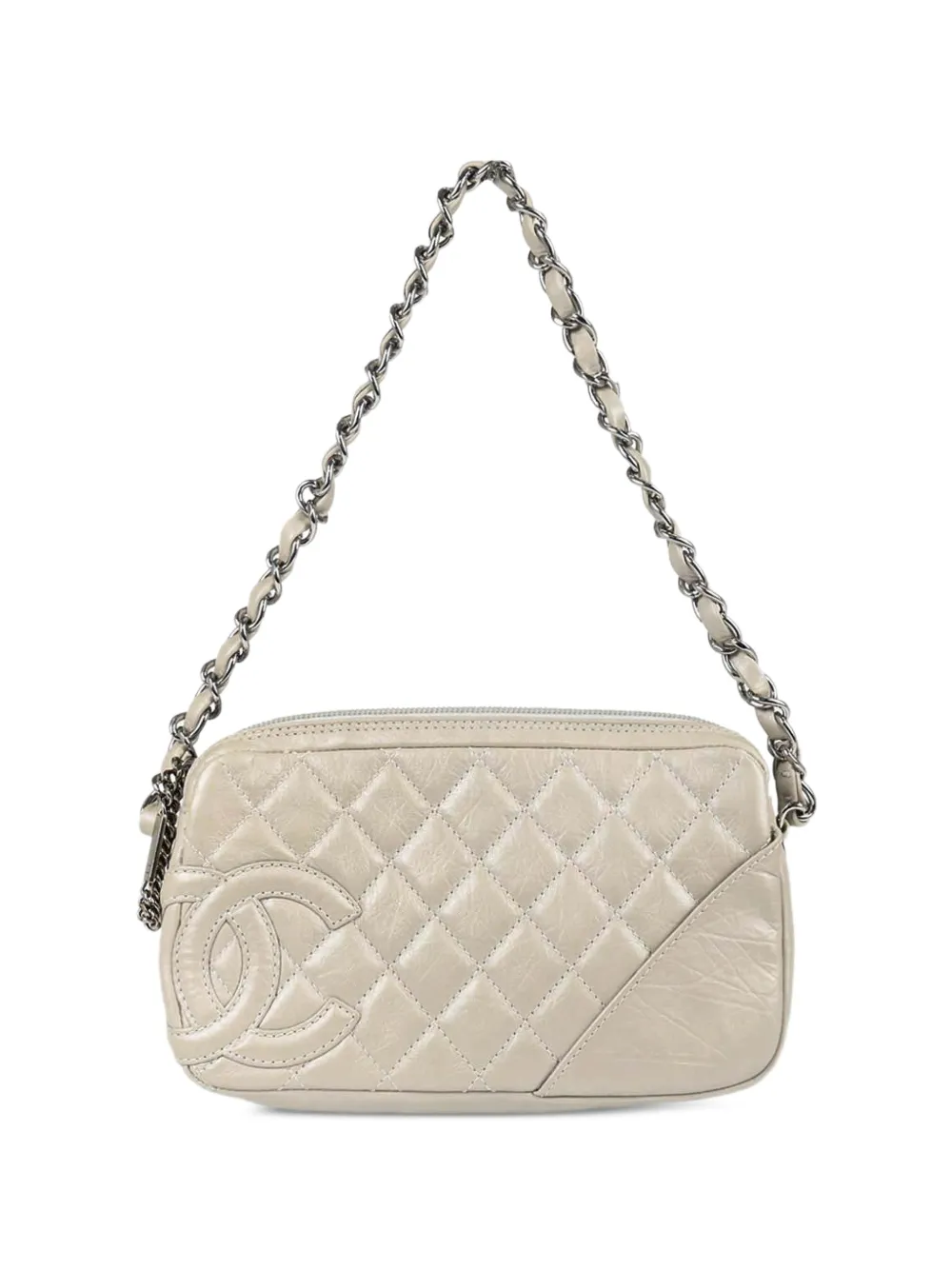 CHANEL Pre-Owned 2006-2008 Cambon Ligne shoulder bag - Toni neutri