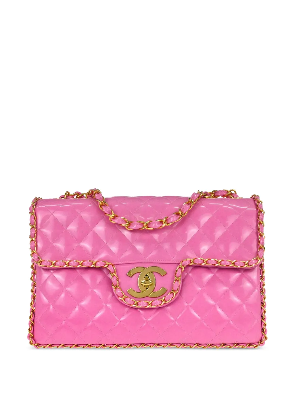 CHANEL Pre-Owned 1995 Maxi Classic Flap shoulder bag - Rosa