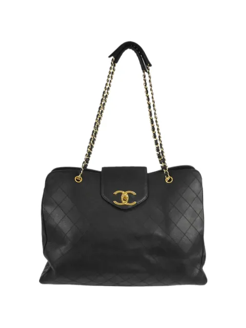 CHANEL Pre-Owned 1991-1994 CC-logo tote bag