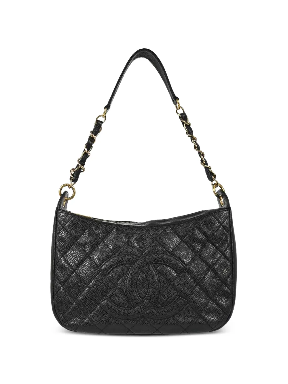 CHANEL Pre-Owned 2002-2003 CC-logo shoulder bag - Nero