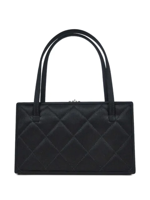 CHANEL Pre-Owned tote con cierre giratorio y logo CC 2000