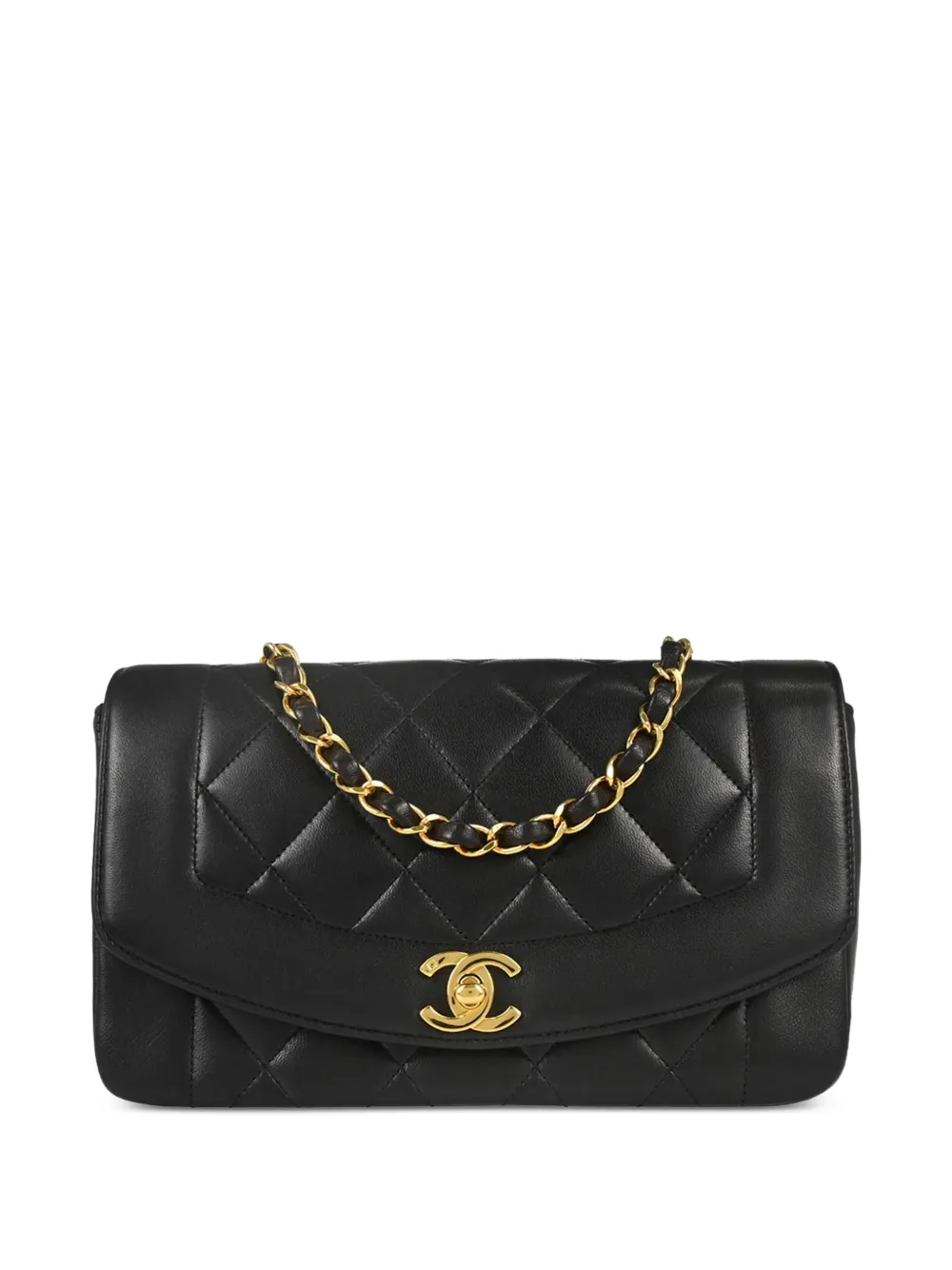 CHANEL Pre-Owned 1994-1996 small Diana shoulder bag - Nero