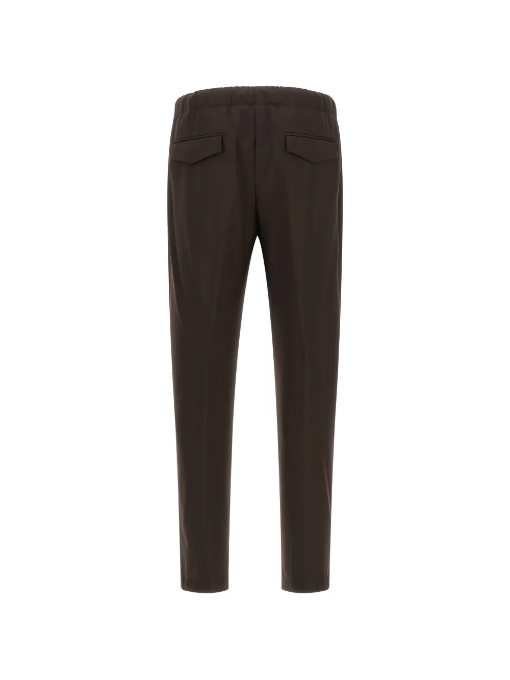 Lardini Drop broek met elastische taille Bruin