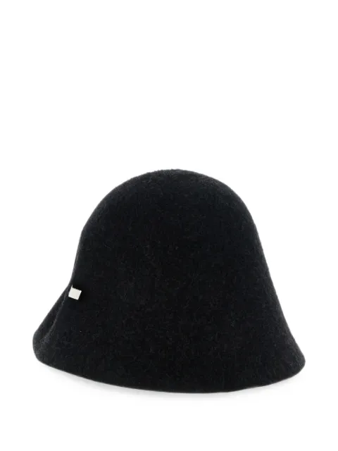 Jacquemus asymmetric-brim wool hat