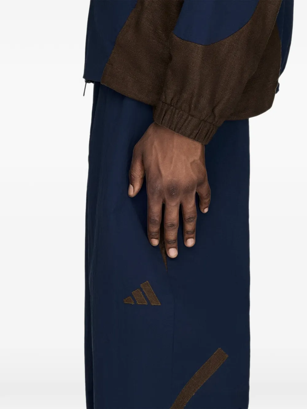 adidas x Arte Antwerp Z.N.E. trainingsbroek met contrasterend vlak Blauw
