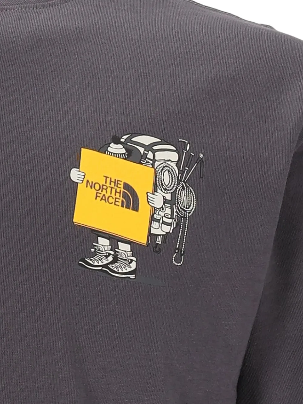 The North Face Gear Up Get Out graphic-print T-shirt Grijs