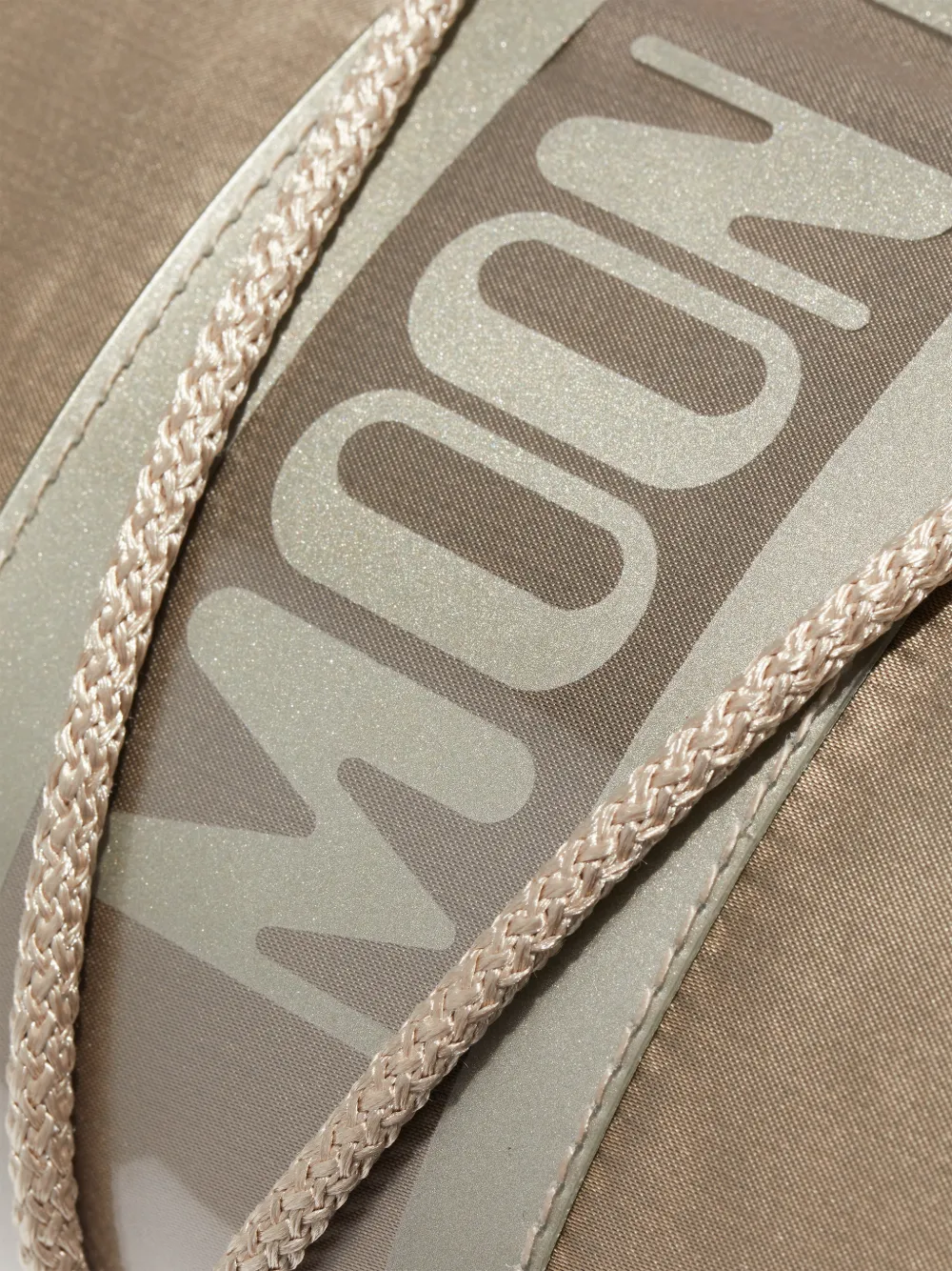 Moon Boot Kids Icon Glance logo-print snow boots Goud