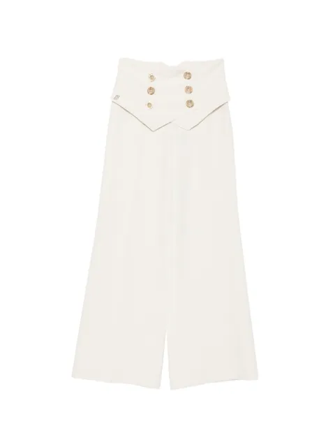 Babylone Paris pantalones anchos con doble botonadura