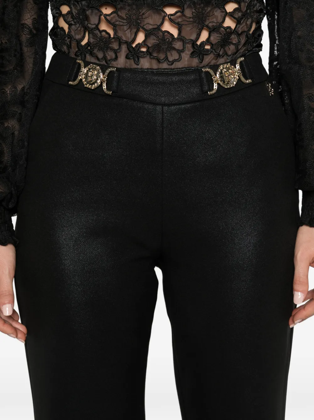 Babylone Paris Flared broek Zwart