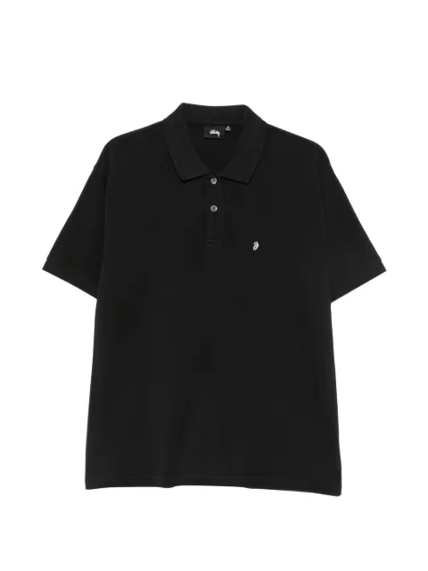 Stüssy logo-embroidered polo shirt