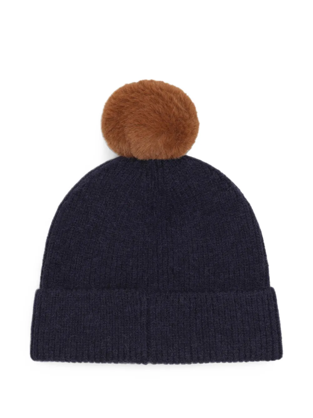 Timberland Kids Muts met pompon en logo-patch Blauw