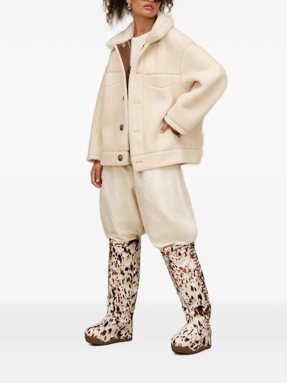 UGG Frankie omkeerbaar jack Bruin