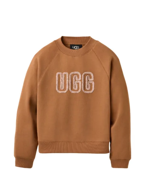 UGG sudadera con mangas raglán y aplique del logo