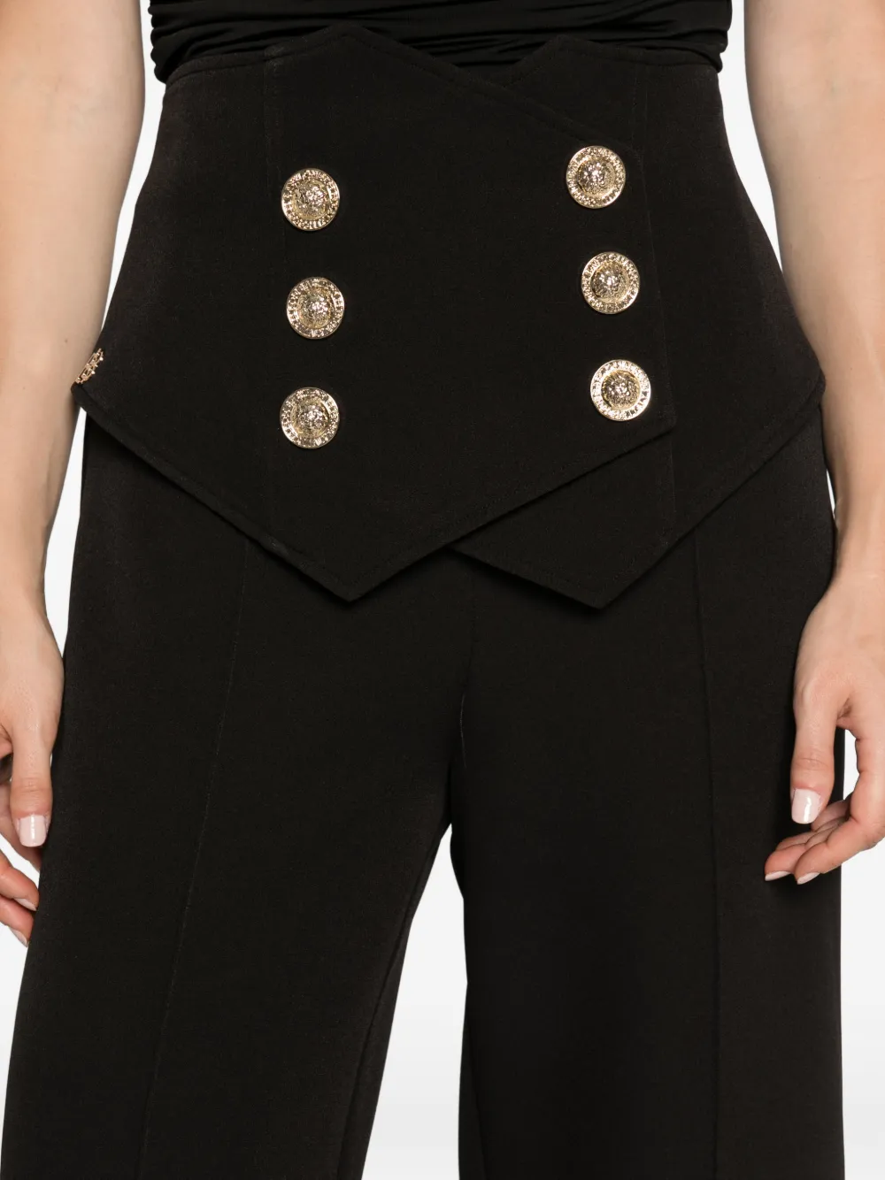 Babylone Paris Broek met wijde pijpen Zwart