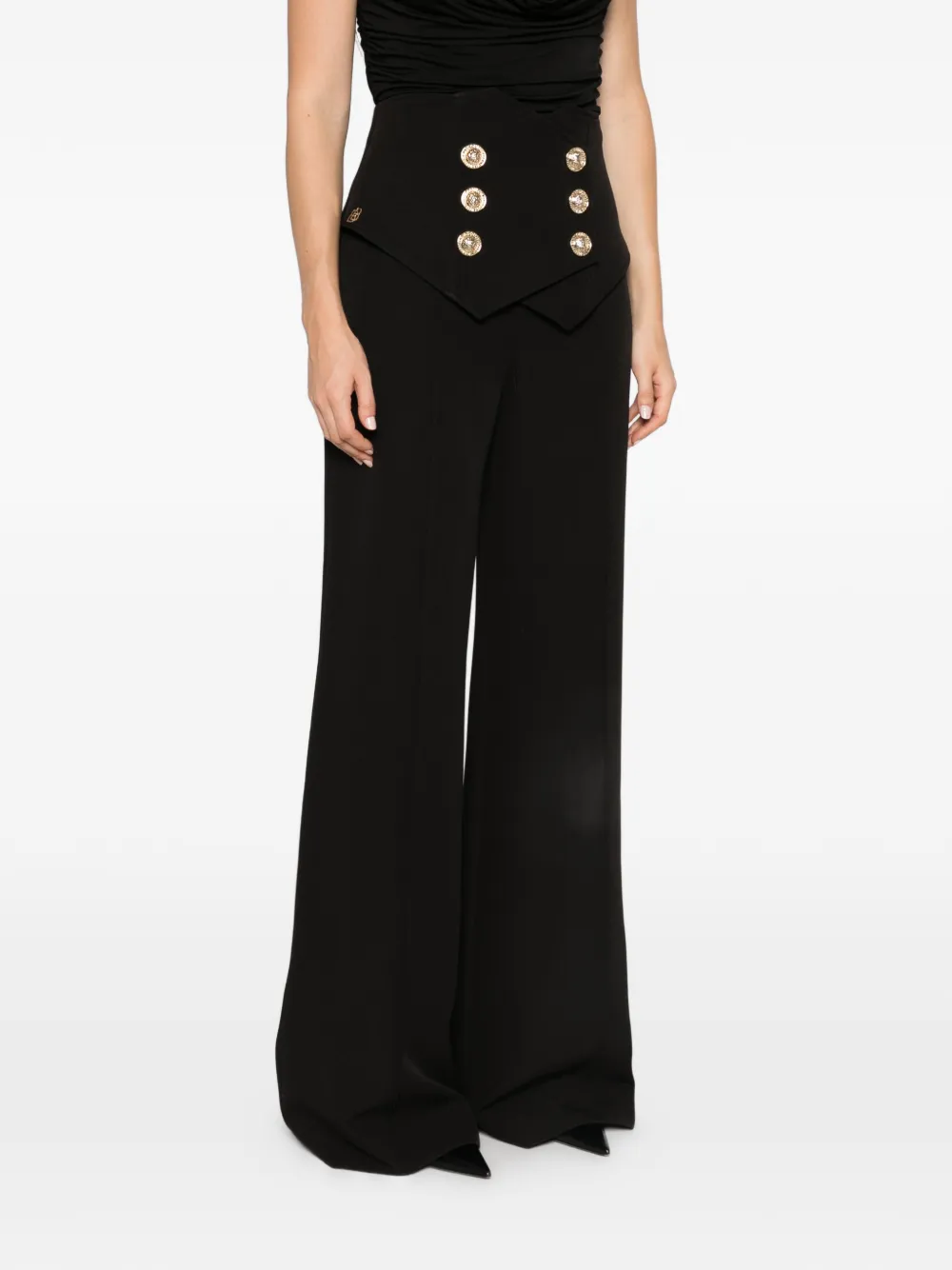 Babylone Paris Broek met wijde pijpen Zwart