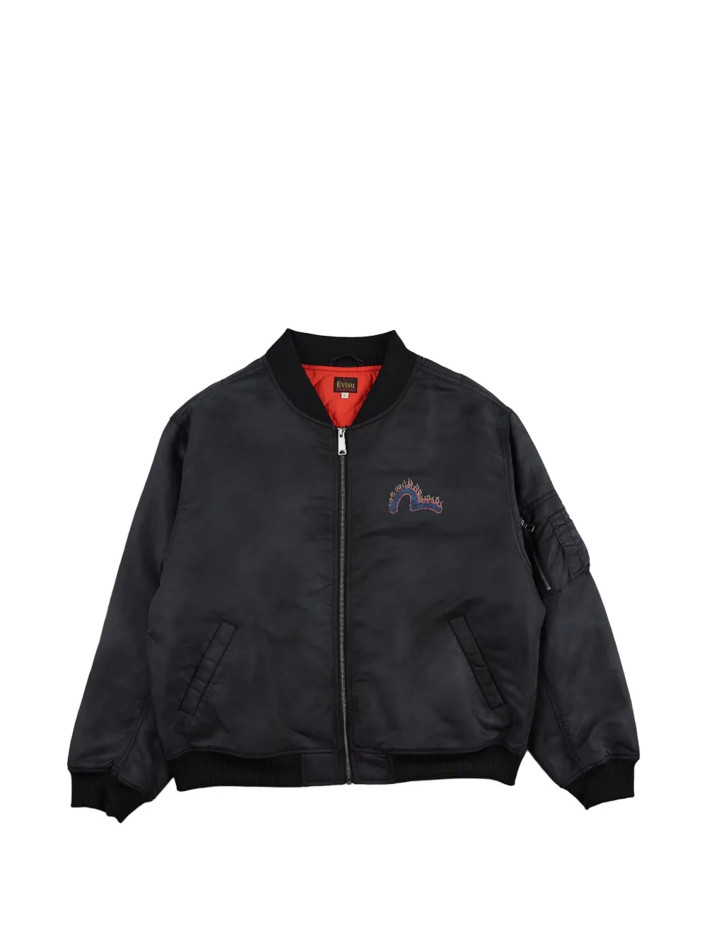 EVISU 3M Thinsulate Insulated Fire Daicock MA-1 bomber jacket - Nero