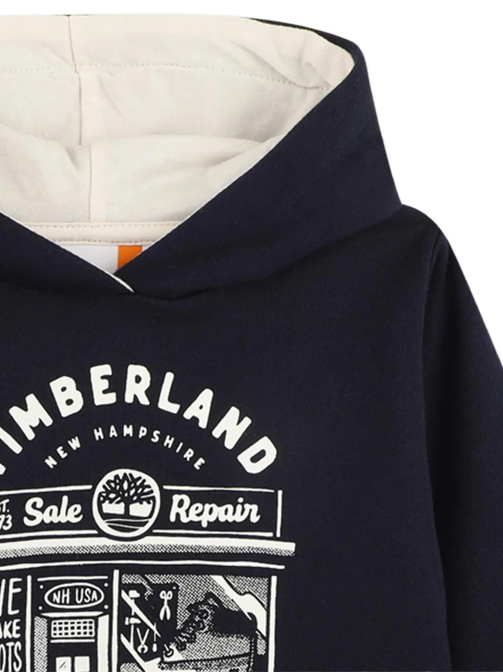 Timberland Kids Hoodie met print Blauw